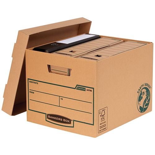 Fellowes Bankers Box Earth Series Heavy Duty Standard Boxes Pack of 10
