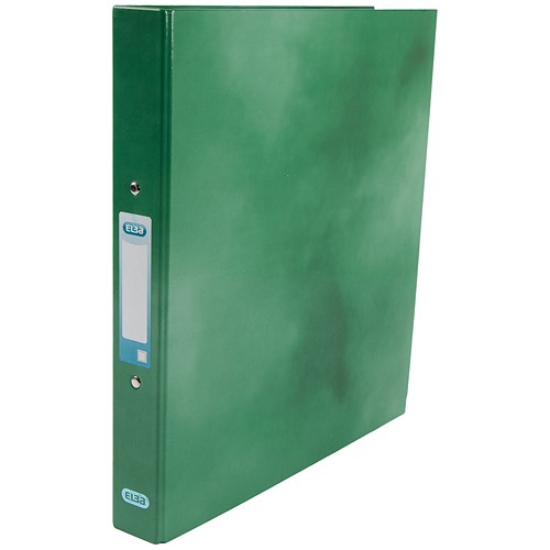 Elba Ring Binder / A4 / Gloss Finish / 25mm Capacity / Green