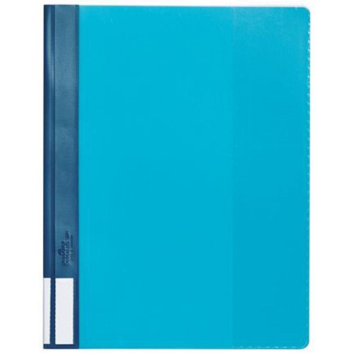 Durable Duralux Clear View Folders with Label Holder / Plastic / Extra