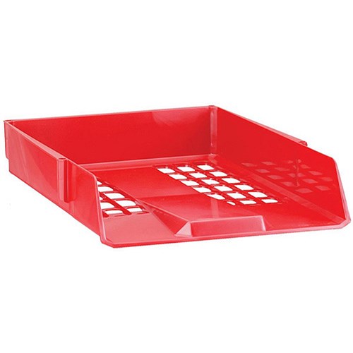 Avery Basics Stackable Letter Tray / A4 & Foolscap / W278xD390xH70mm / Red