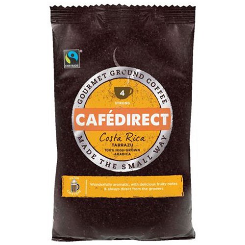 Cafe Direct Tarrazu Costa Rican Filter Coffee / 60g Sachets / Pack of 45
