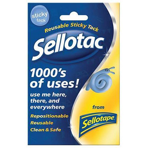 Sellotac Sticky Tack / 84g / Pack of 12