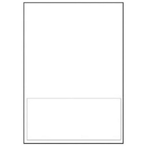 Avery Integrated Single Label Sheet / Perforated / 190x90mm / White