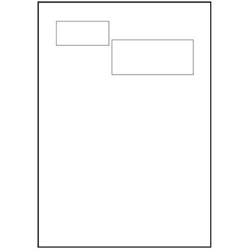Avery Integrated Double Label Sheet / 100x45mm / White / L4842100 /