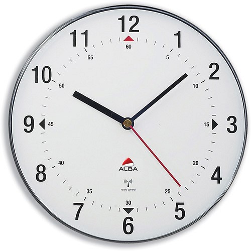 Alba Pilottime Clock Radio Controlled with Plastic Lens and Case