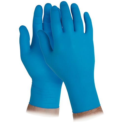 KleenGuard G10 Nitrile Gloves / Medium / Arctic Blue / Box of 200