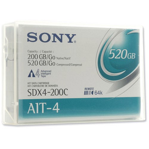 Sony AIT4 Data Tape Cartridge AME 200520GB 24MB/s 8mmx246m