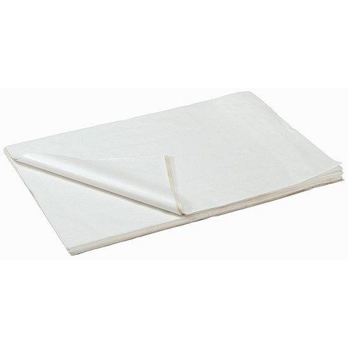 Recycled Tissue Paper Packing Sheets / 18gsm / 500x750mm / White / Pack