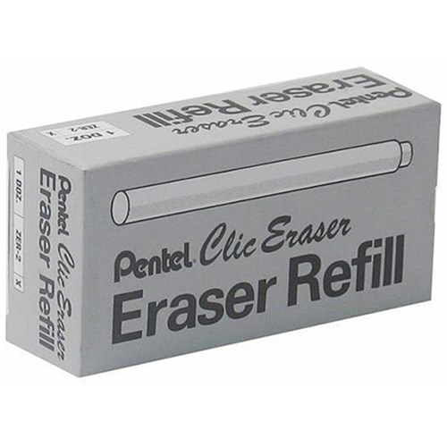 Pentel Clic Eraser Refills Pack of 2