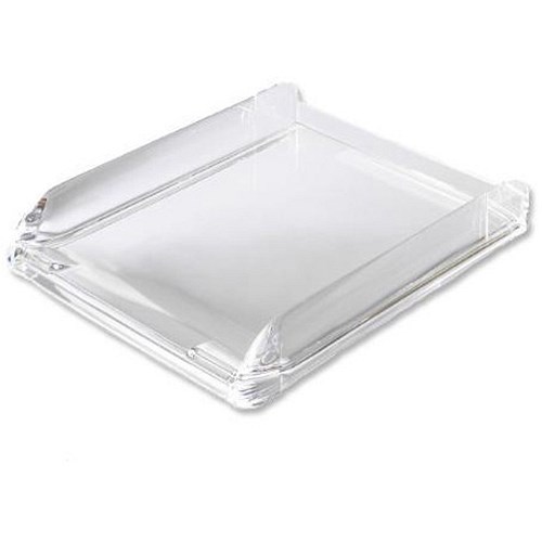 Rexel Nimbus Selfstacking Letter Tray Clear Acrylic