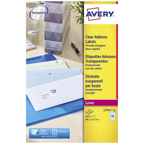 Label Template 65 Per Sheet