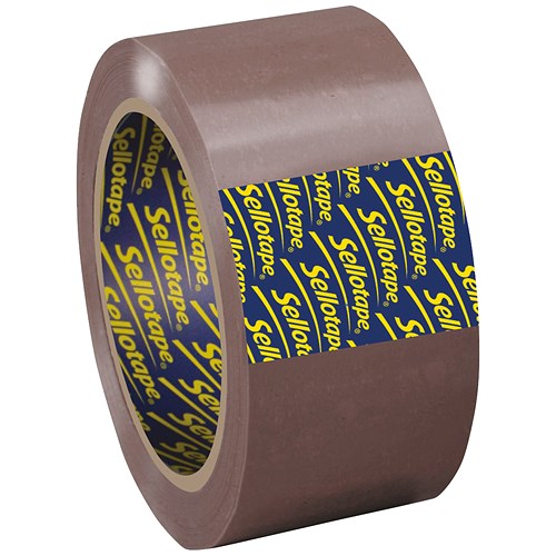 Sellotape Superseal Case Sealing Tape / Polypropylene / 50mmx66m / Buff