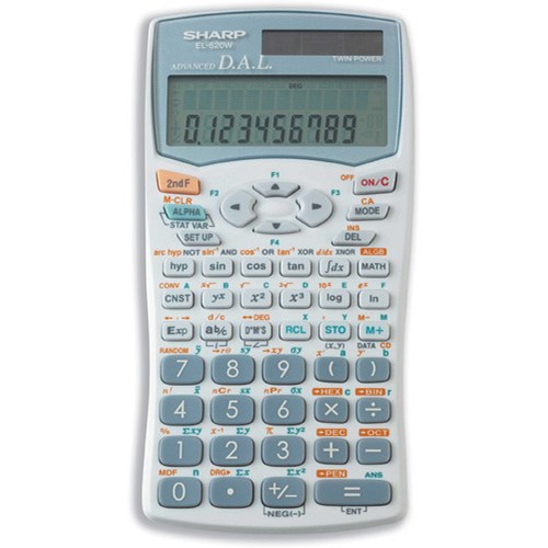 Sharp Calculator Scientific Batterypower 10 plus2 Digit 238 Functions