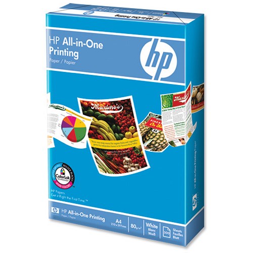 Hewlett Packard [HP] Printer Paper AllinOne ReamWrapped 80gsm A4