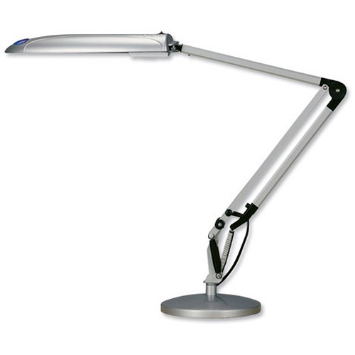 Helix Classic Desk Lamp Fluorescent 11W Titanium Ref VL2020