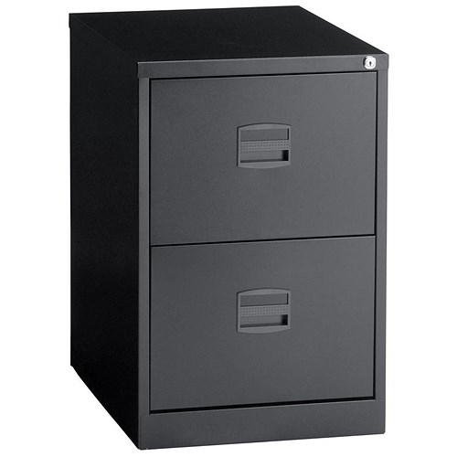 Trexus 2Drawer Filing / Foolscap / Black
