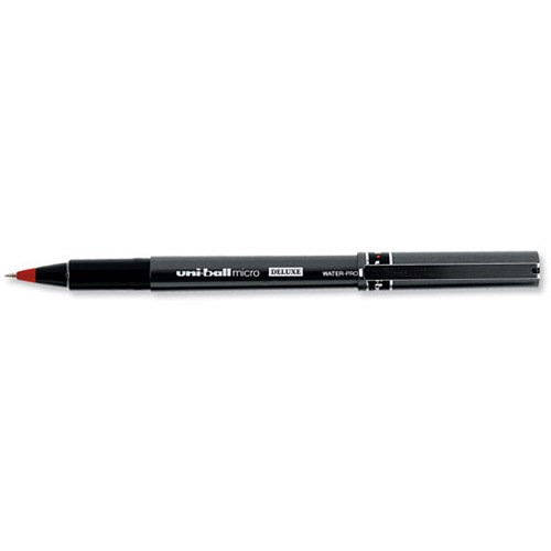 Uniball UB155 Micro Deluxe Rollerball Pen / Ultra Fine / 0.5mm Tip / 0
