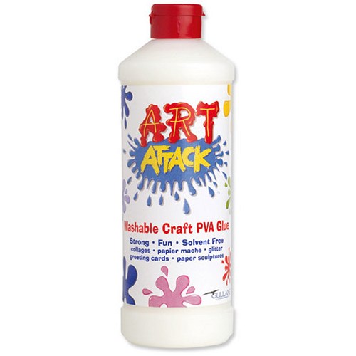 Pritt Art Attack PVA Glue Safe Solventfree Washable 175ml Bottle