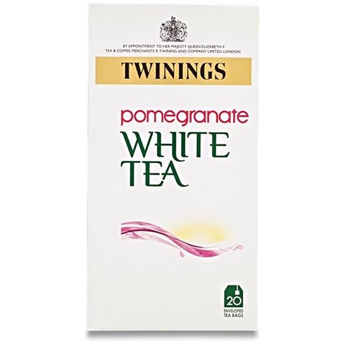 Twinings Infusion White Tea and Pomegranate Tea Bags / Individually