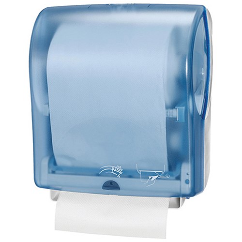 Tork enMotion Dispenser Touchless Wallmounted for Hand Towel Fullyenclosing Blue