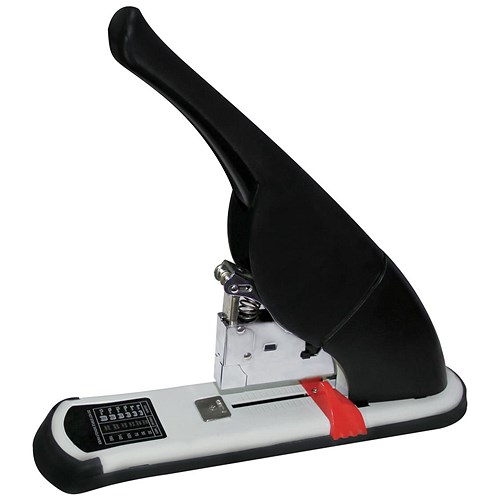 5 Star Heavy Duty Steel Lever Arm Stapler / Capacity 240 Sheets / Black