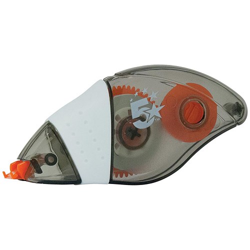 5 Star Correction Tape Roller / 4.2mmx8.5m / Pack of 12