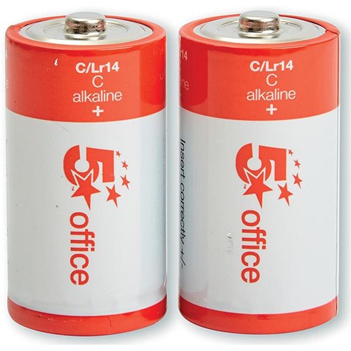 5 Star Batteries / C/LR14 / Pack of 2