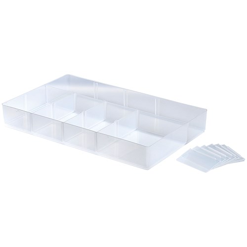 StoreStack Box Divider Tray / Clear / Small