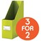 Leitz WOW Click and Store Magazine File Green - Get 3 packs for the price of 2