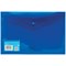 Concord Foolscap Stud Wallet Files, Translucent, Blue, Pack of 5