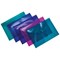 Concord A5 Stud Wallet Files, Vibrant, Assorted, Pack of 5