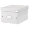 Leitz WOW Click and Store Collapsible Archive Box Small For A5 White - Get 3 Packs for The Price of 2