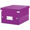 Leitz WOW Click and Store Box Small A5 Purple - Get 3 Packs for The Price of 2