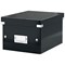 Leitz Click and Store Collapsible Archive Box Small For A5 Black - Get 3 Packs for The Price of 2