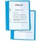 Rexel A4 Data Flat Files / Title Strip / Full Back Pocket / Blue / Pack of 25