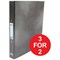 Elba Ring Binder / Laminated Gloss Finish / 2 O-Ring / 25mm Capacity / A4 / Black - 3 for the Price of 2
