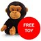 Uni-ball TSI Erasable Rollerball Black / Pack of 12 / Offer Includes FREE Monkey toy