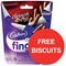 Pentel EnerGel XM Retractable 0.35mm Line Black / Pack of 12 / Offer Includes FREE Biscuits