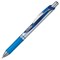 Pentel EnerGel XM Retractable 0.35mm Line Blue / Pack of 12 / Offer Includes FREE Biscuits