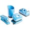 Rexel Bundle Stapler Half Strip Punch 2 Hole and Pencil Cup Blue - Offer includes a FREE Whiteboard