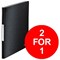 Leitz Style Display Book Soft Polypropylene 20 Pockets Black - Buy One Get One Free