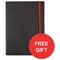 Black n' Red Snap Wallets / Polypropylene / A4 / Opaque / 4 x Pack of 5 / Offer Includes FREE Notebook