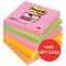 Post-it Super Sticky Colour Notes / 76x76mm / Capetown / Pack of 5 x 90 Notes x 2 / Claim a FREE Gift Card