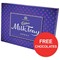 Pilot FriXion Rollerball Pen / Eraser Rewriter / 0.7mm Tip / 0.4mm Line / Blue / Pack of 12 / Offer Includes FREE Chocolates