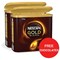 Nescafe Gold Blend Instant Coffee / 750g Tin x 2 / Offer Includes FREE Rolos
