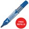 Pilot V Board Master Whiteboard Markers / Blue / Pack of 10 / Offer Includes FREE Pack of Refills