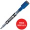 Pilot V Board Master S Markers / Extra Fine Tip / Blue / Pack of 10 / Offer Includes FREE Pack of Refills