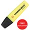 Stabilo Boss Highlighters / Yellow / Pack of 10 / Offer Includes FREE Pack of Highlighters