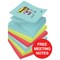 Post-it Super Sticky Z-Notes / 76x76mm / Pack of 6 x 90 notes / Offer Includes FREE Meeting Notes