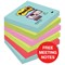 Post-it Super Sticky Notes / 76x76mm / Pack of 6 x 90 notes / Offer Includes FREE Meeting Notes